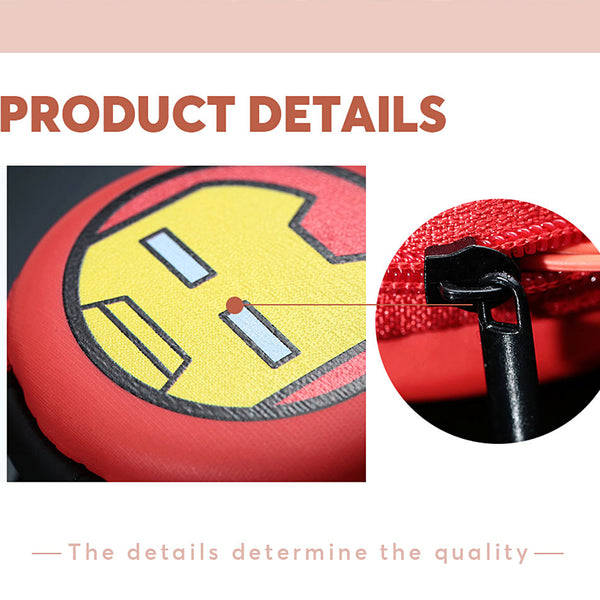 MINISO Marvel Earphone In Ear / Earbud / Headset / Headphone Hp Lucu Kabel Gaming Android Warna Stereo Noise Cancelling With Mic Mikrofon Jawab Akhiri Panggilan Bass Dengan Tempat Tas Earphone
