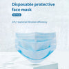 MINISO Masker Mulut Wajah Pembuang 50 Pcs 3 Lapisan Disposable Face Masks Earloop Pengait Telinga Bernapas Anti Bakteri Debu