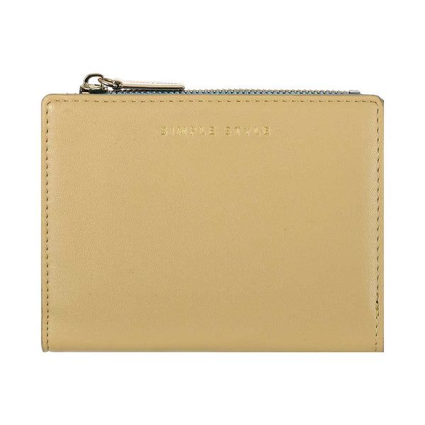 MINISO Dompet Wanita Pendek Kecil Lipat Ritsleting Simple Korea Elegant