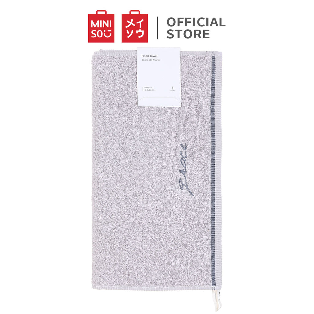 MINISO Handuk Muka Tangan Mandi Hand Towel 34x68cm 100% Cotton