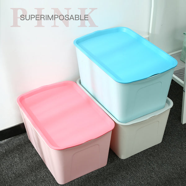 MINISO Kotak Penyimpanan Storage Box Baju Multifungsi Ukuran Besar
