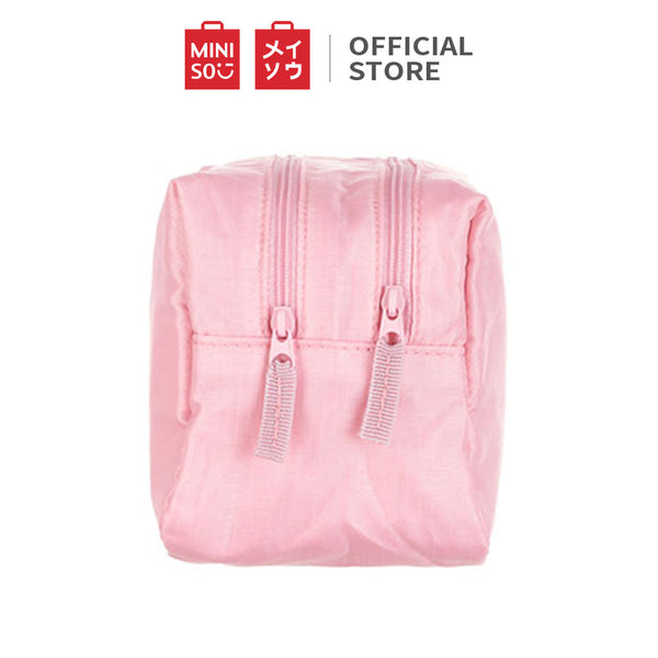 MINISO Minigo Dua Ritsleting Tas Kosmetic Portable