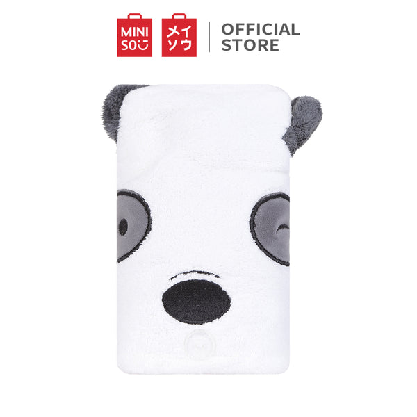 MINISO We Bare Bears Handuk Kering Rambut Topi Cepat Pengeringan