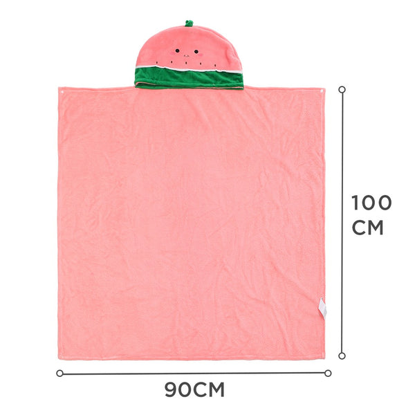MINISO Seri buah dengan selimut luang topi Blanket Tidur Dewasa Anak Bayi Karakter Motif Traveling