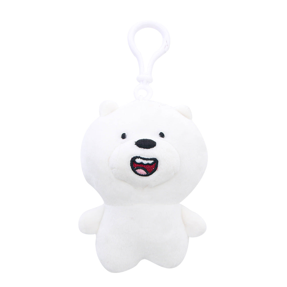 MINISO We Bare Bears Gantungan Tas Kunci Liontin Hiasan 6x8x10cm Perhiasan Keychain Plush Charm Aksesoris Tas Dompet Wanita Acces Boneka Karakter Verisi Q Lucu Terkenal  Original Kreatif Asli Kartun Beruang Cute
