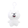 MINISO We Bare Bears Gantungan Tas Kunci Liontin Hiasan 6x8x10cm Perhiasan Keychain Plush Charm Aksesoris Tas Dompet Wanita Acces Boneka Karakter Verisi Q Lucu Terkenal  Original Kreatif Asli Kartun Beruang Cute