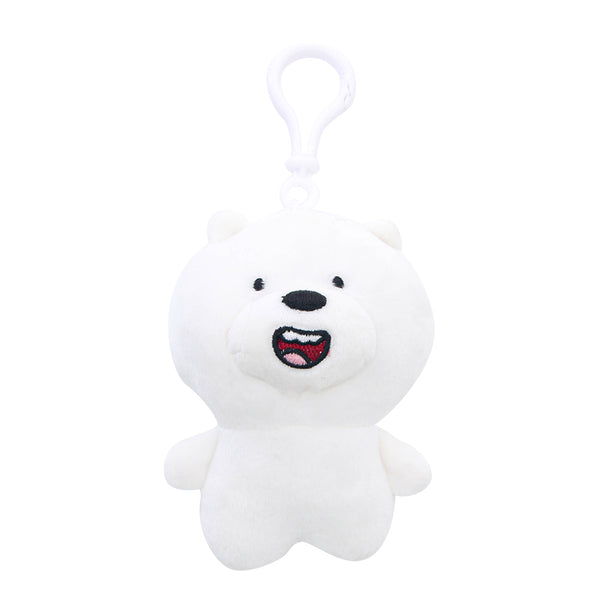 MINISO We Bare Bears Gantungan Tas Kunci Liontin Hiasan 6x8x10cm Perhiasan Keychain Plush Charm Aksesoris Tas Dompet Wanita Acces Boneka Karakter Verisi Q Lucu Terkenal  Original Kreatif Asli Kartun Beruang Cute