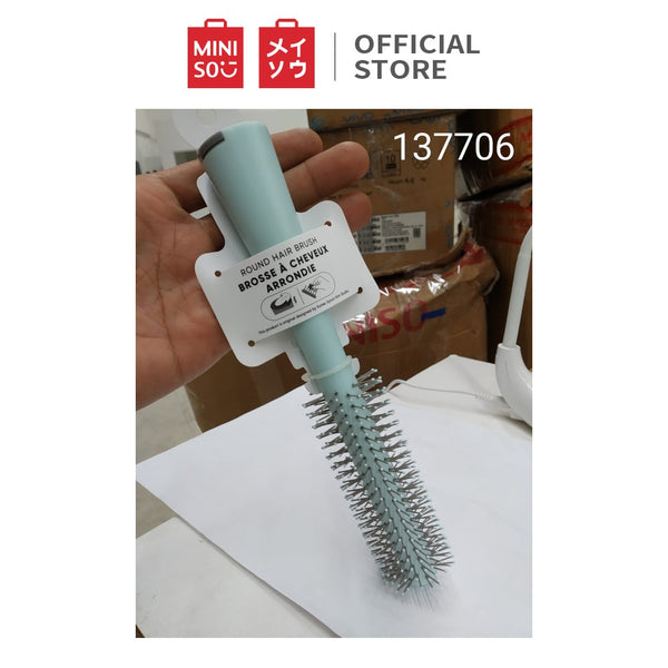 Miniso official Vertical self-cleaning long-handled curling comb/massage comb