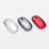 MINISO Mouse Wireless Mouse Bluetooth Laptop Slim Tipis Destop Komputer Dengan Receiver USB untuk PC Dpi Universal Premium - Perak
