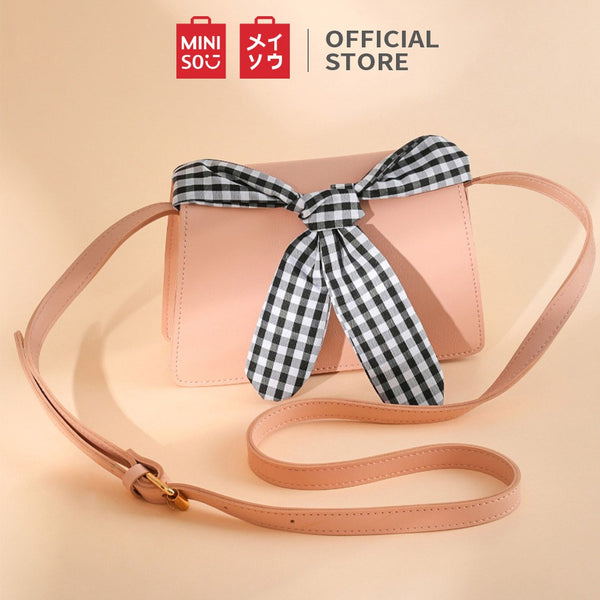 Miniso Official Tas Selempang Scarf Messenger Wanita / Sling Bag / Tote Bag / Handbag / Shoulder Bag