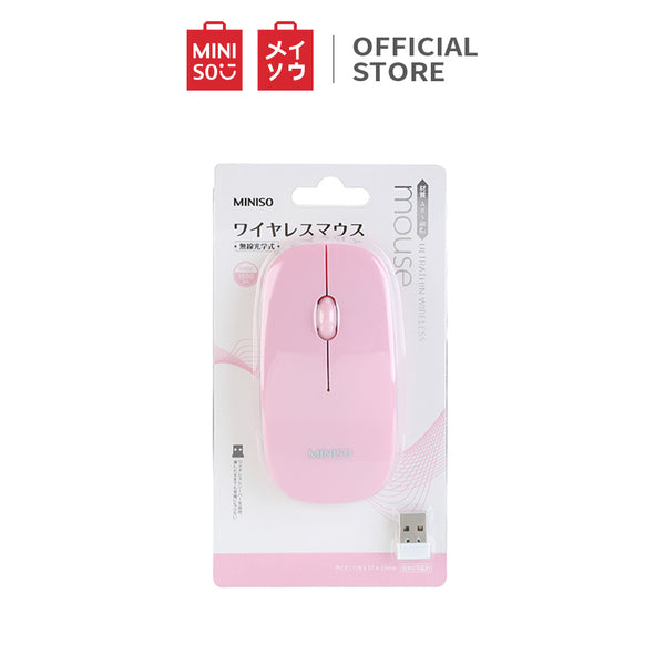 MINISO WM-287 Ultrathin Wireless Mouse for Computers laptops, hitam/hijau mint/putih/Pink