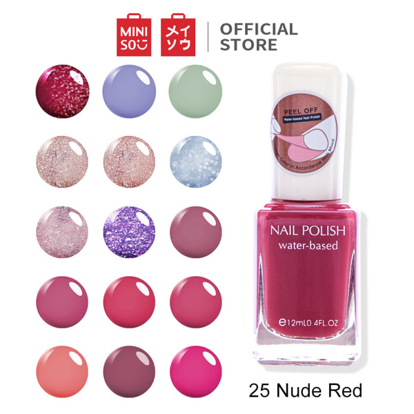 MINISO Kutek Cat Kuku Peel Off Kutex Awet Nail Polish
