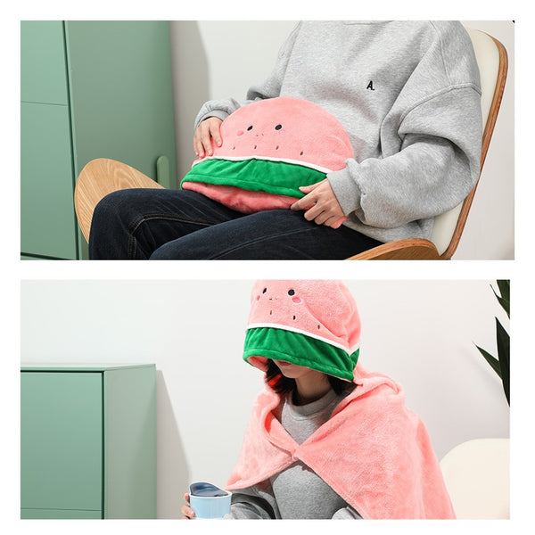 MINISO Seri buah dengan selimut luang topi Blanket Tidur Dewasa Anak Bayi Karakter Motif Traveling