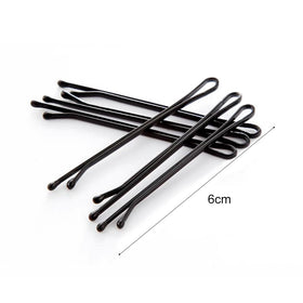 MINISO Jepitan Rambut Penjepit Kawat Lidi Hitam Hair Clip Black 6cm