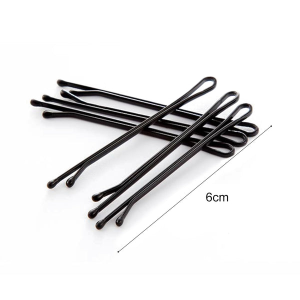 MINISO Jepitan Rambut Penjepit Kawat Lidi Hitam Hair Clip Black 6cm