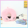 MINISO Bantal Leher Dengan Penutup Mata Eye Mask U Pillow 2 in 1