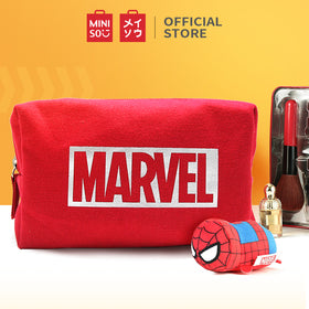 MINISO X MARVEL Tas Kosmetik Wanita Handbag Clutch Portabel Cosmetic Bag