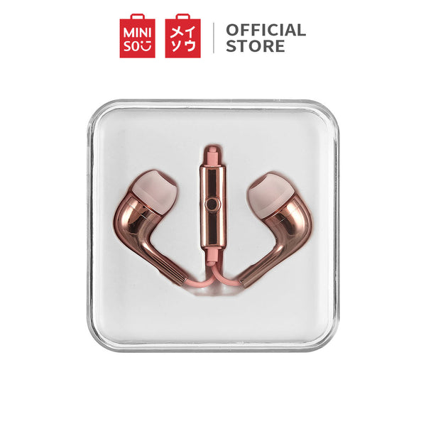 MINISO Earphone / Headset / Earbud / Headphone In Ear Hp Lucu Kabel Gaming Android Warna Stereo Noise Cancelling With Mic Mikrofon Jawab Akhiri Panggilan Bass Colorful