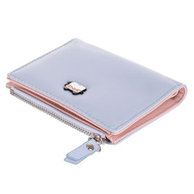 MINISO Dompet Wanita Pendek Zipper Wallet Simple Motif Kecil Lucu