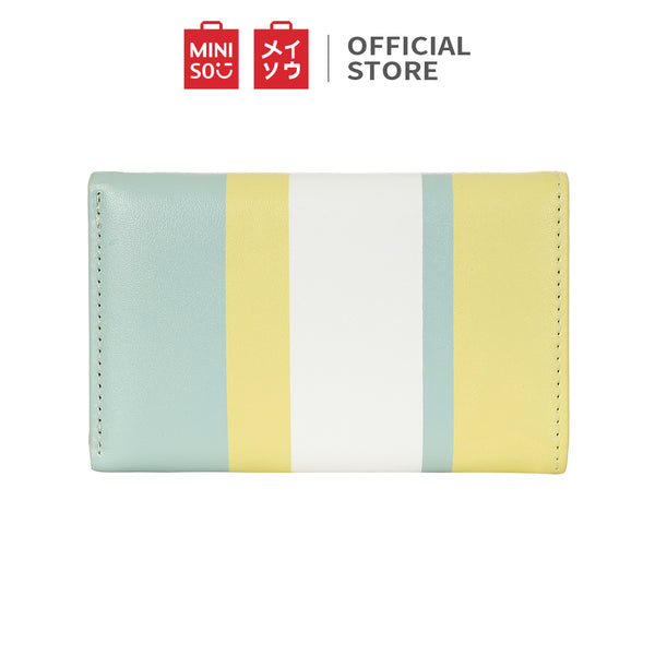 MINISO Dompet Wanita Kecil Lipat We Bare Bears Tas Mini Pendek Tempat Kartu Dan Uang Koin Wallet
