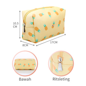 MINISO Tas Pouch Make Up Tempat Kosmetik Wanita Organizer Tempat Penyimpanan Cosmetik Bag