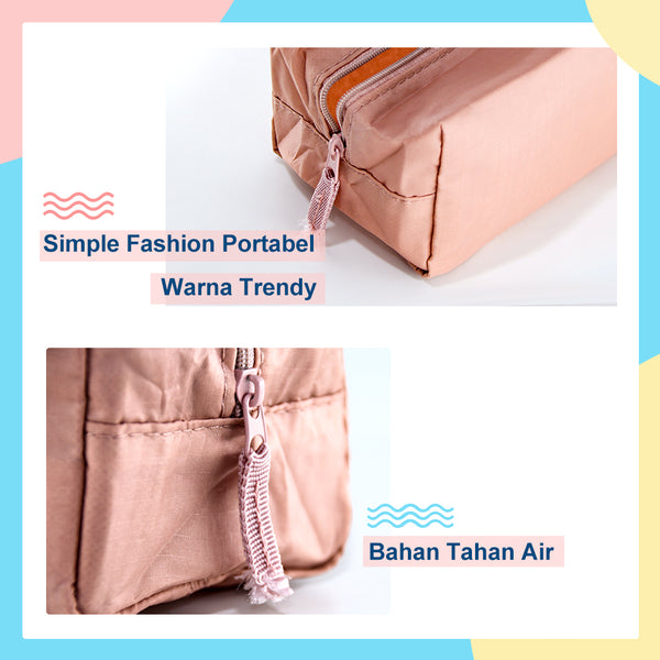 MINISO MINIGO Portable Zippered Cosmetic Bag