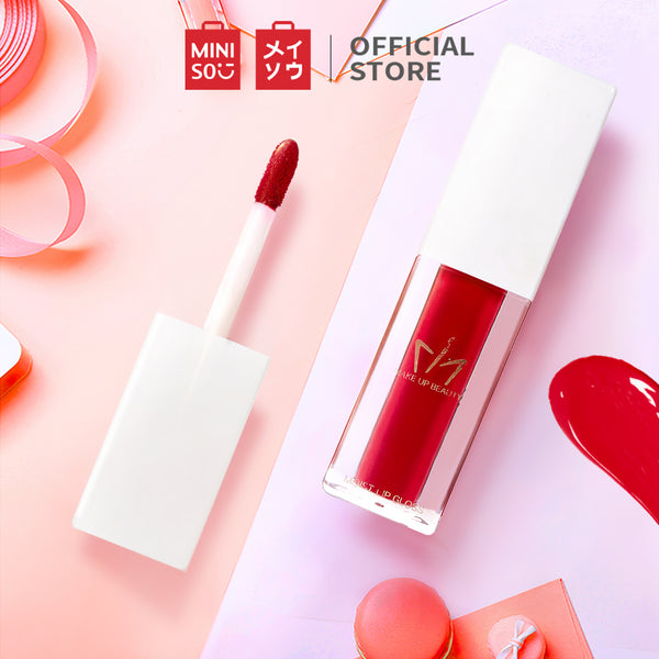 Miniso Official Makeup beauty Moist lip gloss - LIVESTREAM