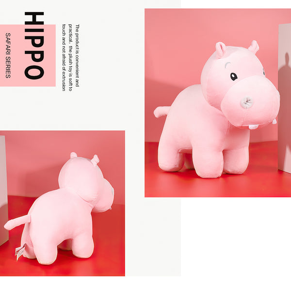 MINISO Boneka Mainan Safari Series 25cm Anak Perempuan Laki-laki Lucu Imut Unik Karakter Beranak Hewan Binatang Hadiah Cute Plush Toy Lembut
