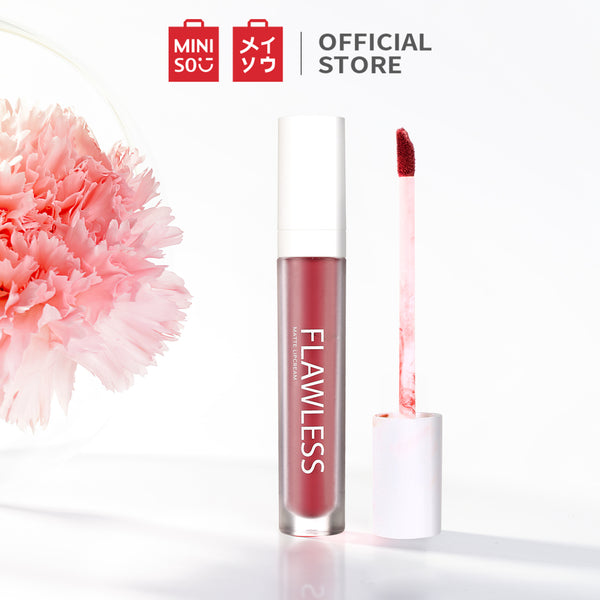 Miniso Flawless Matte Lip Cream Aplikator Pewarna bibir Lipstick