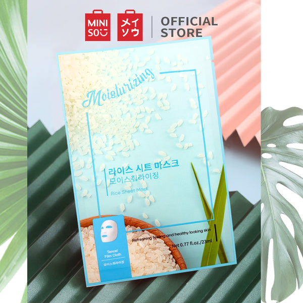 MINISO Organic Facial Mask Sheet Mask Moisturizing Moisturizing Skin Hydrating Brightening
