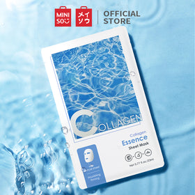Miniso Masker Wajah Essence Sheet Mask Kolagen/Vitamin C/Vitamin E