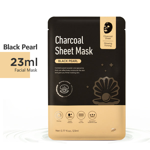 Miniso Masker Wajah Essence Sheet Mask Mutiara Hitam/Teh Hitam/Siput Hitam