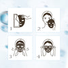 Miniso Masker Wajah Essence Sheet Mask Mutiara Hitam/Teh Hitam/Siput Hitam