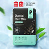 Miniso Masker Wajah Essence Sheet Mask Mutiara Hitam/Teh Hitam/Siput Hitam