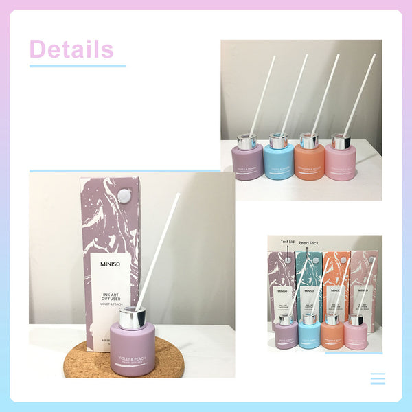 MINISO Pewangi Ruangan Diffuser Aromatherapy Pengharum Air Kamar Tidur Ink Art Series Sewangi Pewangi Aroma Terapi Aromaterapy Difuser Aroma Therapy Wangi Bunga Scent Diffuser Kamar Tidur Rumah Hotel Tahan Lama