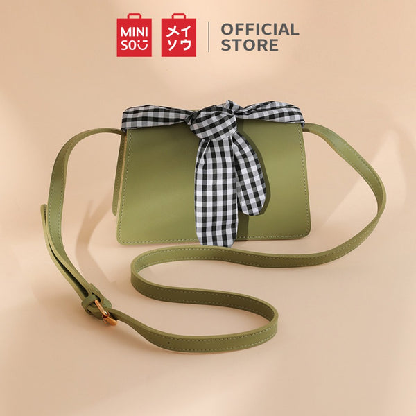 Miniso Official Tas Selempang Scarf Messenger Wanita / Sling Bag / Tote Bag / Handbag / Shoulder Bag