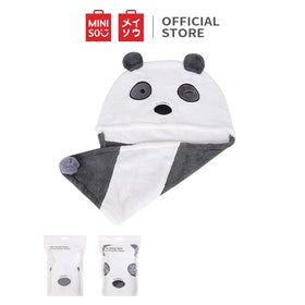 MINISO We Bare Bears Handuk Kering Rambut Topi Cepat Pengeringan