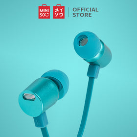 Miniso Official Metallic In-Ear Headphones,In-Earphone/Earphones/ Headsets/ HP earphones / Headphone