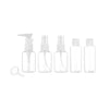 MINISO Travel Bottle Set 5 Pcs MX0180 Transparan Botol Spray Semprot Kosong Lotion Travel Bottle Kecil Mini Multifungsi Makeup