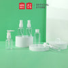 MINISO Travel Bottle Set 5 Pcs MX0180 Transparan Botol Spray Semprot Kosong Lotion Travel Bottle Kecil Mini Multifungsi Makeup