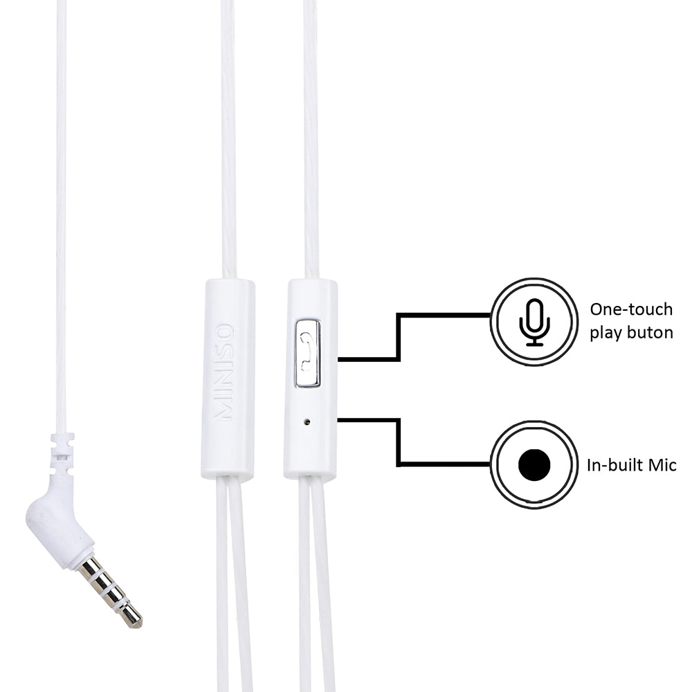 Miniso Kacang Headphone Dalam Telinga Model: SE383