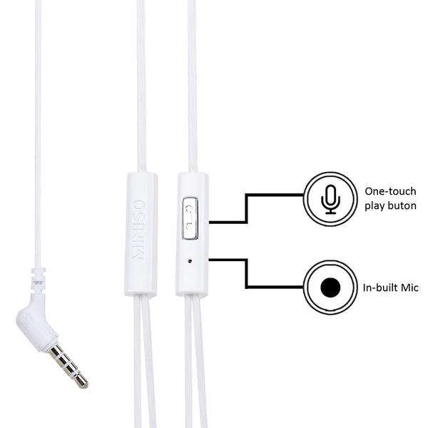Miniso Kacang Headphone Dalam Telinga Model: SE383