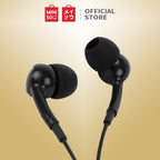 MINISO Earphone in Ear Earbuds Silikon Headphone Kabel Noise Cancelling Awet Universal