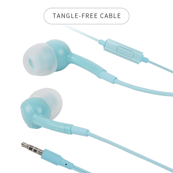 MINISO Earphone in Ear Earbuds Silikon Headphone Kabel Noise Cancelling Awet Universal