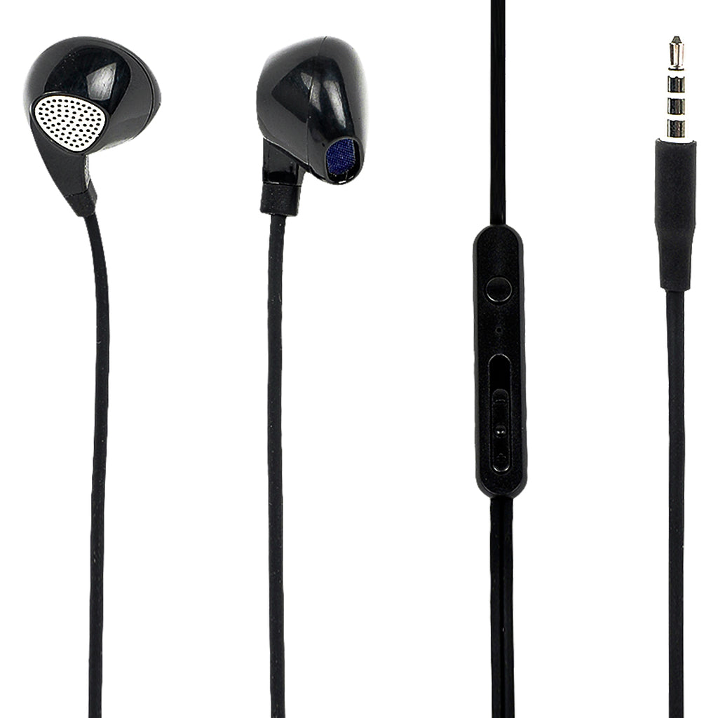 MINISO Headset Earphone Kabel Earbuds In Ear Headphone Classic Klasik Stereo Extra Bass Musik Noise Cancelling Awet Universal Dengan Mic Mikropon Microphone Volume Control Jawab Akhiri Panggilan Musik Hp Laptop PC Original Bass Gaming Wanita Pria Simple M