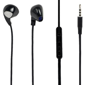MINISO Headset Earphone Kabel Earbuds In Ear Headphone Classic Klasik Stereo Extra Bass Musik Noise Cancelling Awet Universal Dengan Mic Mikropon Microphone Volume Control Jawab Akhiri Panggilan Musik Hp Laptop PC Original Bass Gaming Wanita Pria Simple M
