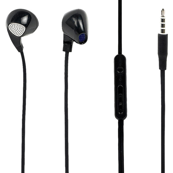 MINISO Headset Earphone Kabel Earbuds In Ear Headphone Classic Klasik Stereo Extra Bass Musik Noise Cancelling Awet Universal Dengan Mic Mikropon Microphone Volume Control Jawab Akhiri Panggilan Musik Hp Laptop PC Original Bass Gaming Wanita Pria Simple M