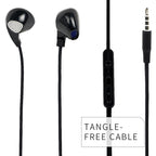 MINISO Headset Earphone Kabel Earbuds In Ear Headphone Classic Klasik Stereo Extra Bass Musik Noise Cancelling Awet Universal Dengan Mic Mikropon Microphone Volume Control Jawab Akhiri Panggilan Musik Hp Laptop PC Original Bass Gaming Wanita Pria Simple M
