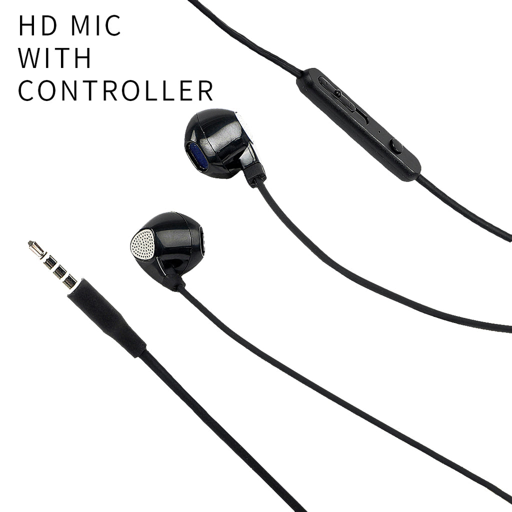 MINISO Headset Earphone Kabel Earbuds In Ear Headphone Classic Klasik Stereo Extra Bass Musik Noise Cancelling Awet Universal Dengan Mic Mikropon Microphone Volume Control Jawab Akhiri Panggilan Musik Hp Laptop PC Original Bass Gaming Wanita Pria Simple M