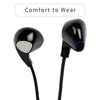 MINISO Headset Earphone Kabel Earbuds In Ear Headphone Classic Klasik Stereo Extra Bass Musik Noise Cancelling Awet Universal Dengan Mic Mikropon Microphone Volume Control Jawab Akhiri Panggilan Musik Hp Laptop PC Original Bass Gaming Wanita Pria Simple M